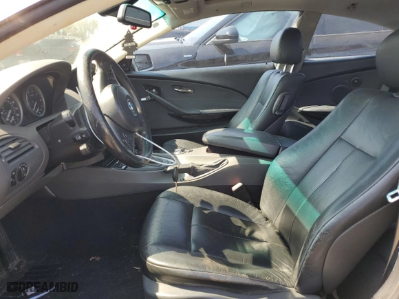 2004 BMW 6 Series 645Ci with VIN WBAEH73464B189718, listed as a Copart auction lot 71392644 with 122,373 mi miles and Salvage Title. Bid and sale history available at carsss.com. Image 7.