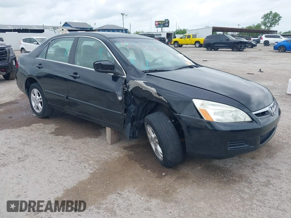 2007 Honda Accord LX SE with VIN 1HGCM56347A210655, listed as a IAAI auction lot 42126036 with 91,547 mi miles and . Bid and sale history available at DreamBid. Image 1.