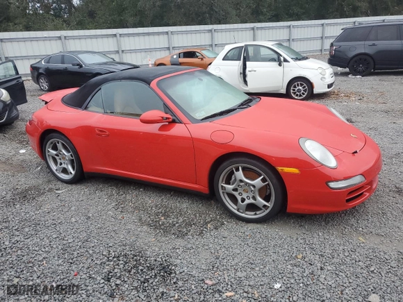 2006 Porsche 911 Carrera with VIN WP0CA29956S757514, listed as a Copart auction lot 85481654 with 0 mi miles and Salvage Title. Bid and sale history available at carsss.com. Image 4.