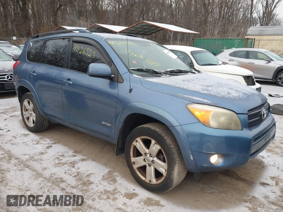 2007 Toyota RAV4 Sport with VIN JTMBD32V675089643, listed as a IAAI auction lot 41126523 with 216,056 mi miles and . Bid and sale history available at DreamBid. Image 1.
