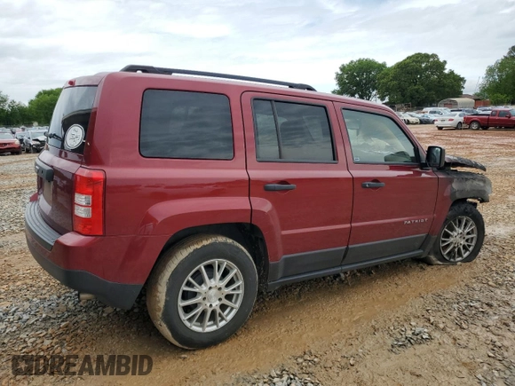 2016 Jeep Patriot Sport z VIN 1C4NJPBA7GD815347, wystawiony jako Copart lot #54260665 z przebiegiem Nie podano mil oraz Szkoda całkowita • Salvage title. Historia ofert i sprzedaży dostępna na DreamBid. Obrazek 3.