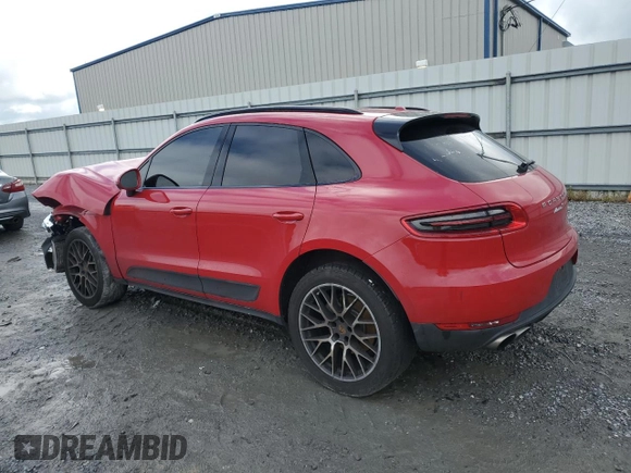 2018 Porsche Macan S z VIN WP1AB2A56JLB38449, wystawiony jako Copart lot #56634525 z przebiegiem Nie podano mil oraz Szkoda całkowita • Salvage title. Historia ofert i sprzedaży dostępna na DreamBid. Obrazek 2.