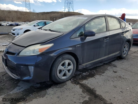 2012 Toyota Prius One with VIN JTDKN3DU5C5502244, listed as a Copart auction lot 46171325 with 168,127 mi miles and Salvage Title. Bid and sale history available at carsss.com. Image 1.