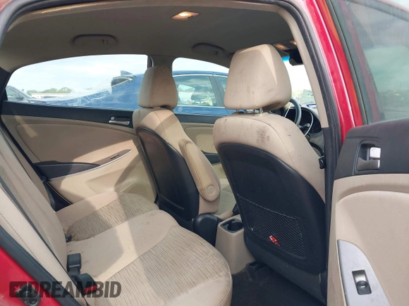 2016 Hyundai Accent SE with VIN KMHCT4AE2GU143794, listed as a IAAI auction lot 41915044 with 123,940 mi miles. Bid and sale history available at carsss.com. Image 8.