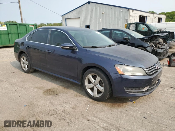 2012 Volkswagen Passat SE z VIN 1VWBH7A35CC048712, wystawiony jako Copart lot #58867305 z przebiegiem 162 954 mil mil oraz Czysty tytuł • Clean title. Historia ofert i sprzedaży dostępna na DreamBid. Obrazek 4.