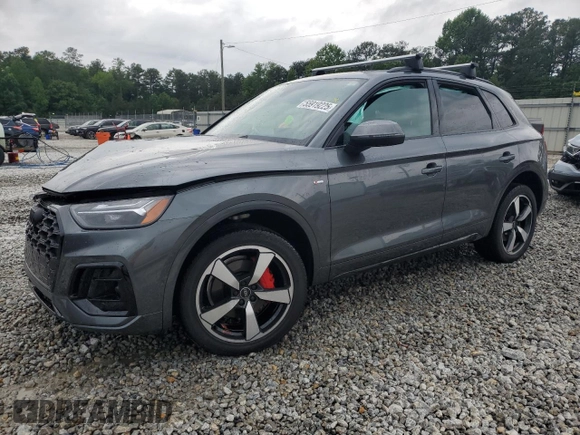 2024 Audi Q5 S line Premium Plus with VIN WA1EAAFY2R2145381, listed as a Copart auction lot 55919225 with Not provided miles and Salvage title. Bid and sale history available at DreamBid. Image 1.