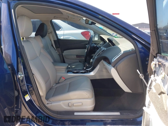 2015 Acura TLX with VIN 19UUB1F39FA018293, listed as a IAAI auction lot 41645461 with 76,068 mi miles. Bid and sale history available at carsss.com. Image 5.