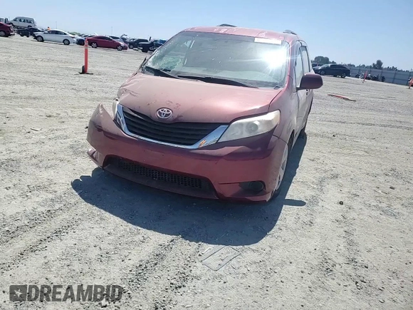 2014 Toyota Sienna LE AAS with VIN 5TDKK3DC9ES480133, listed as a Copart auction lot 60547605 with Not provided miles and Salvage title. Bid and sale history available at DreamBid. Image 14.