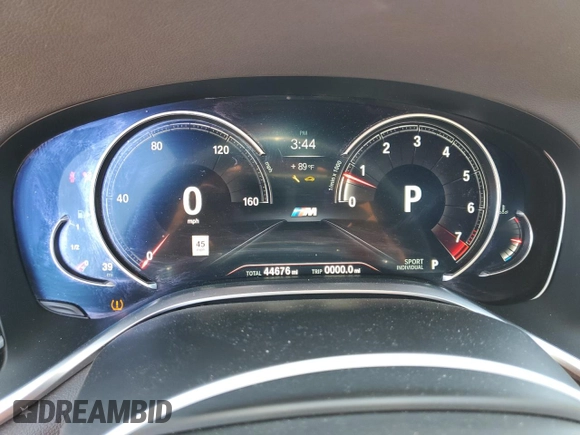 2019 BMW 7 Series 750i xDrive с VIN WBA7F2C57KB240392, выставлен на аукционе Copart как лот 58296274 с пробегом 44 676 миль миль и Списание • Salvage title. История ставок и продаж доступна на DreamBid. Изображение 9.