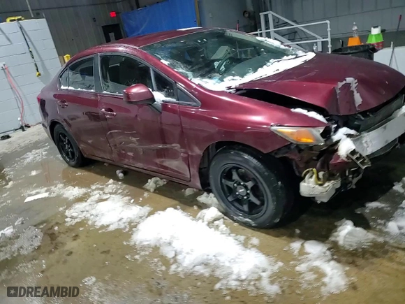 2012 Honda Civic Sdn LX with VIN 2HGFB2F56CH537945, listed as a Copart auction lot 44888405 with 297,783 mi miles and Salvage Title. Bid and sale history available at carsss.com. Image 11.