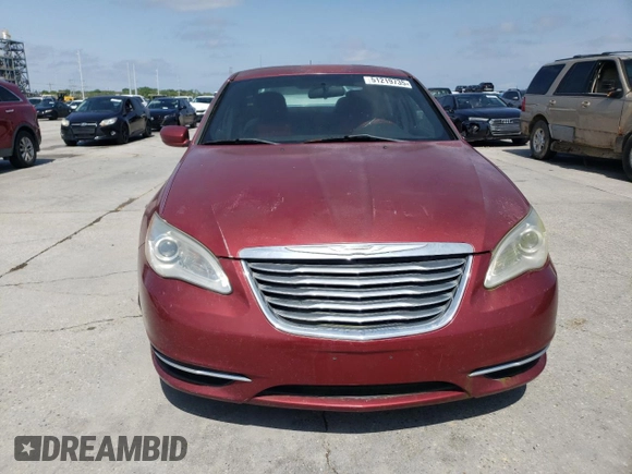 2014 Chrysler 200 LX with VIN 1C3CCBAB4EN205397, listed as a Copart auction lot 51219735 with 0 mi miles and Salvage Title. Bid and sale history available at carsss.com. Image 5.