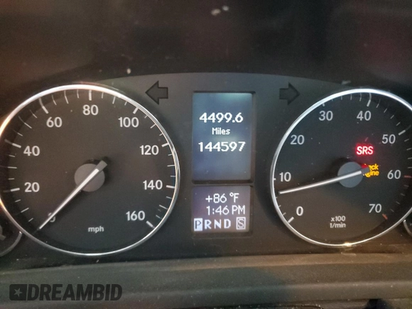 2005 Mercedes-Benz C 230 Kompressor with VIN WDBRF40J85F723023, listed as a Copart auction lot 58269855 with 144,597 mi miles and Clean title. Bid and sale history available at DreamBid. Image 9.