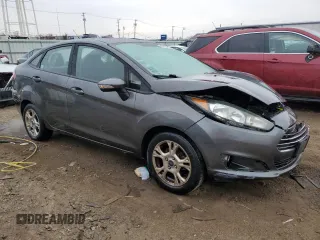 2015 Ford Fiesta SE with VIN 3FADP4BJ6FM163614, listed as a Copart auction lot 85713274 with 107,111 mi miles and Salvage Title. Bid and sale history available at carsss.com. Image 4.