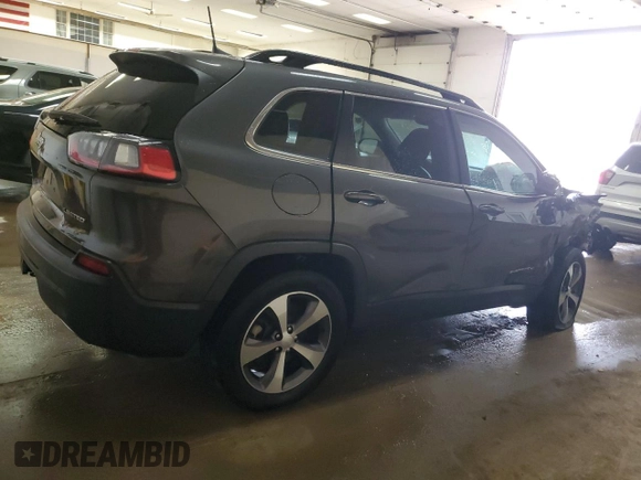2022 Jeep Cherokee Limited with VIN 1C4PJMDN1ND523360, listed as a Copart auction lot 48215964 with 38,126 mi miles and Non repairable. Bid and sale history available at DreamBid. Image 3.