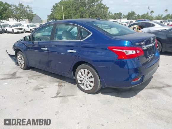 2016 Nissan Sentra SV with VIN 3N1AB7AP3GY312321, listed as a IAAI auction lot 42173525 with 79,290 mi miles and . Bid and sale history available at DreamBid. Image 3.