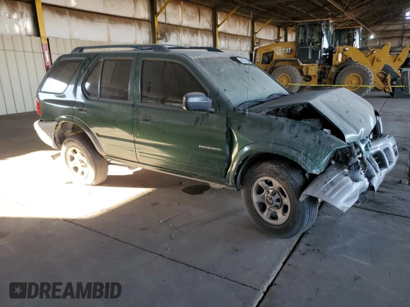 2002 Isuzu Rodeo z VIN 4S2CK58DX24320793, wystawiony jako Copart lot #46357065 z przebiegiem 180 306 mil mil oraz Szkody całkowita. Historia ofert i sprzedaży dostępna na DreamBid. Obrazek 4.