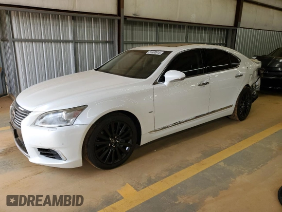 2013 Lexus LS 460 с VIN JTHCL5EFXD5017765, выставлен на аукционе Copart как лот 55400615 с пробегом 144 164 миль миль и Списание • Salvage title. История ставок и продаж доступна на DreamBid. Изображение 1.
