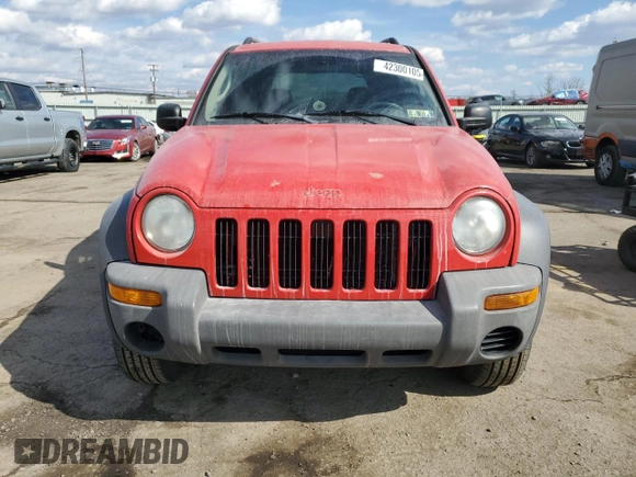 2004 Jeep Liberty Sport with VIN 1J4GL48K04W242576, listed as a Copart auction lot 42300105 with 229,717 mi miles and Salvage Title. Bid and sale history available at DreamBid. Image 5.