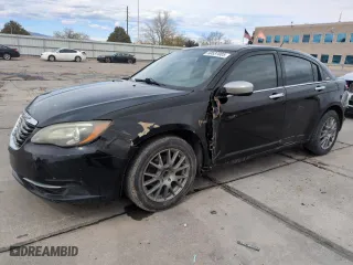 2012 Chrysler 200 LX with VIN 1C3CCBAB1CN223143, listed as a Copart auction lot 50537085 with NaN miles and Salvage Title. Bid and sale history available at carsss.com. Image 1.