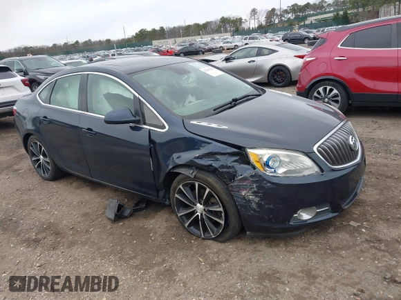 2016 Buick Verano Sport Touring with VIN 1G4PW5SK2G4162817, listed as a IAAI auction lot 42025943 with 45,315 mi miles and . Bid and sale history available at DreamBid. Image 1.