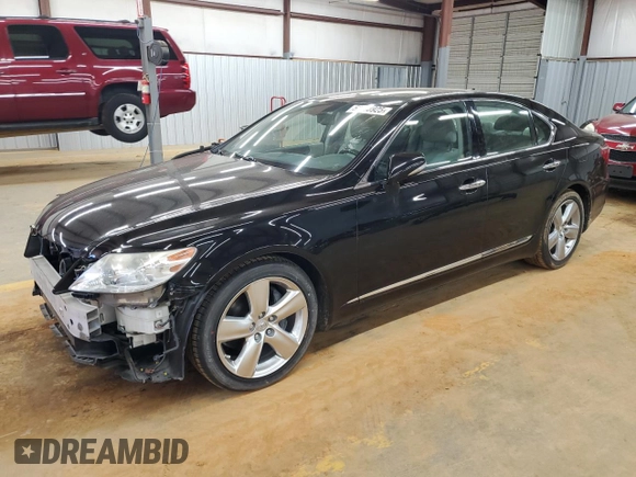 2011 Lexus LS 460 with VIN JTHBL5EF8B5106422, listed as a Copart auction lot 52498925 with 119,072 mi miles and Salvage title. Bid and sale history available at DreamBid. Image 1.