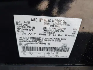 2017 Ford Explorer с VIN 1FM5K8BH4HGD36489, выставлен на аукционе IAAI как лот 42242435 с пробегом 55 050 миль миль и . История ставок и продаж доступна на DreamBid. Изображение 9.