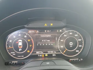 2018 Audi A3 Sedan Premium with VIN WAUAUGFF3J1092839, listed as a Copart auction lot 61115184 with 88,313 mi miles and Salvage Title. Bid and sale history available at carsss.com. Image 9.