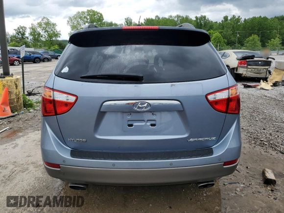 2007 Hyundai Veracruz GLS with VIN KM8NU13C87U027368, listed as a Copart auction lot 58768895 with 195,183 mi miles and Non repairable. Bid and sale history available at DreamBid. Image 6.