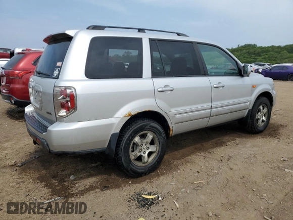 2008 Honda Pilot SE with VIN 5FNYF18378B053040, listed as a Copart auction lot 58560635 with 157,365 mi miles and Salvage title. Bid and sale history available at DreamBid. Image 3.