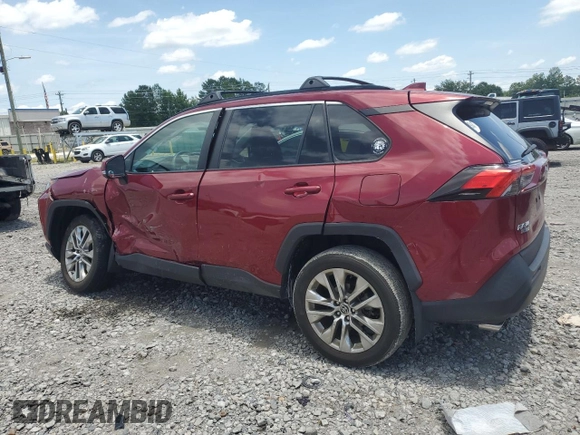 2021 Toyota RAV4 XLE Premium z VIN 2T3C1RFV3MW155693, wystawiony jako Copart lot #61505845 z przebiegiem 22 420 mil mil oraz Szkoda całkowita • Salvage title. Historia ofert i sprzedaży dostępna na DreamBid. Obrazek 2.