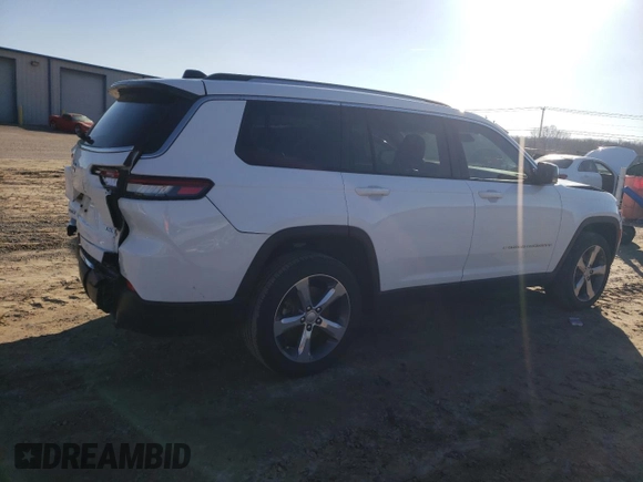 2021 Jeep Grand Cherokee Limited z VIN 1C4RJJBG0M8151870, wystawiony jako Copart lot #85666294 z przebiegiem 58 612 mil mil oraz Szkoda całkowita • Salvage title. Historia ofert i sprzedaży dostępna na DreamBid. Obrazek 3.