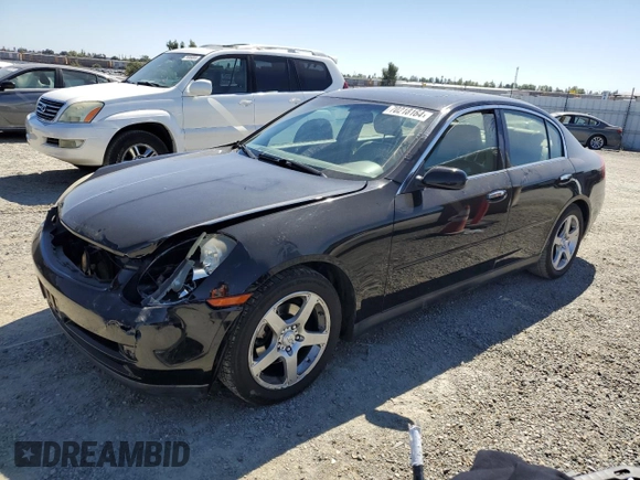2004 Infiniti G35 w/Leather with VIN JNKCV51E04M618440, listed as a Copart auction lot 70218164 with 102,039 mi miles and Salvage Title. Bid and sale history available at DreamBid. Image 1.