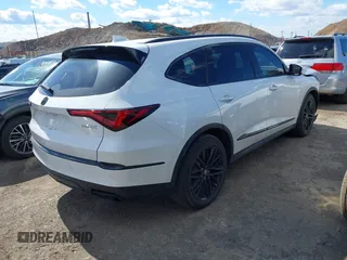 2023 Acura MDX w/Advance Package with VIN 5J8YE1H80PL021493, listed as a IAAI auction lot 41709351 with 23,467 mi miles. Bid and sale history available at carsss.com. Image 4.