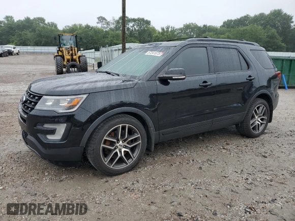 2016 Ford Explorer Sport with VIN 1FM5K8GT2GGC06478, listed as a Copart auction lot 57241875 with 153,657 mi miles and Salvage title. Bid and sale history available at DreamBid. Image 1.