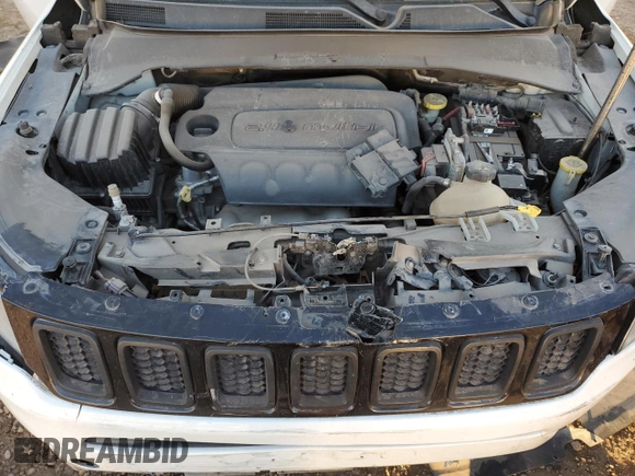 2017 Jeep Compass Latitude with VIN 3C4NJDBB4HT674613, listed as a Copart auction lot 46247355 with 124,299 mi miles and Salvage Title. Bid and sale history available at carsss.com. Image 13.
