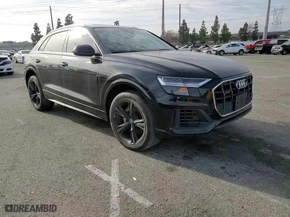 2019 Audi Q8 Premium with VIN WA1AVAF13KD011091, listed as a Copart auction lot 42873545 with 13,868 mi miles and Salvage Title. Bid and sale history available at carsss.com. Image 12.