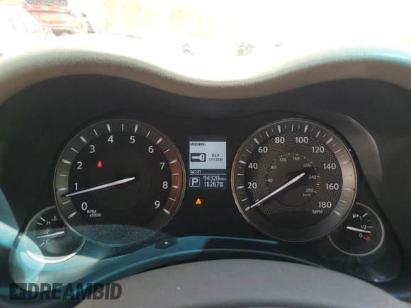 2015 Infiniti Q70 with VIN JN1BY1PR1FM831393, listed as a Copart auction lot 53310175 with 94,320 mi miles and Salvage title. Bid and sale history available at DreamBid. Image 9.