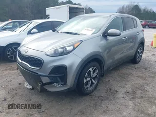 2021 Kia Sportage LX with VIN KNDPM3AC8M7938693, listed as a IAAI auction lot 41731649 with 91,994 mi miles. Bid and sale history available at carsss.com. Image 17.