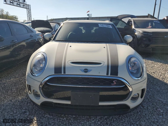 2017 MINI Clubman Cooper S with VIN WMWLU5C57H2E83170, listed as a Copart auction lot 74217694 with 47,305 mi miles and Salvage Title. Bid and sale history available at carsss.com. Image 5.