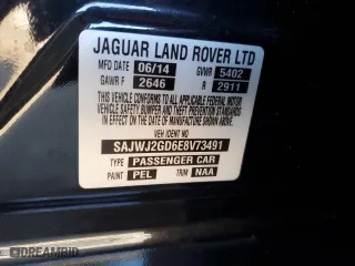 2014 Jaguar XJ with VIN SAJWJ2GD6E8V73491, listed as a Copart auction lot 42472345 with 68,747 mi miles and Salvage Title. Bid and sale history available at carsss.com. Image 14.