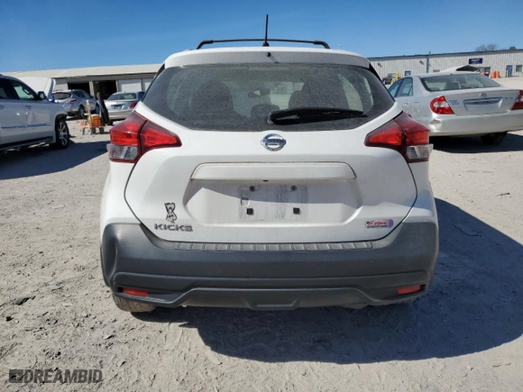 2019 Nissan Kicks S with VIN 3N1CP5CU4KL518254, listed as a Copart auction lot 47003255 with 57,467 mi miles and Salvage Title. Bid and sale history available at carsss.com. Image 6.