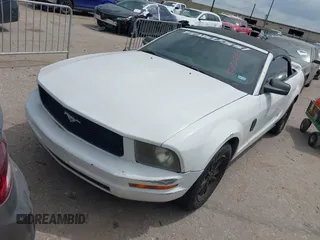 2007 Ford Mustang Deluxe with VIN 1ZVFT84N975253382, listed as a IAAI auction lot 42053888 with 96,356 mi miles and . Bid and sale history available at carsss.com. Image 2.