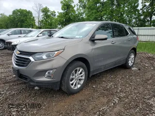 2018 Chevrolet Equinox LT z VIN 3GNAXSEV7JS551379, wystawiony jako Copart lot #59707765 z przebiegiem 38 439 mil mil oraz Szkoda całkowita • Salvage title. Historia ofert i sprzedaży dostępna na DreamBid. Obrazek 1.