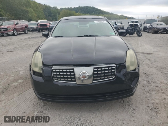 2004 Nissan Maxima SE with VIN 1N4BA41E04C833069, listed as a Copart auction lot 72432914 with 173,943 mi miles and Salvage Title. Bid and sale history available at carsss.com. Image 5.
