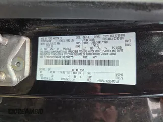 2014 Ford Escape SE with VIN 1FMCU0G96EUE08875, listed as a Copart auction lot 54764395 with 1 mi miles and Clean Title. Bid and sale history available at carsss.com. Image 10.