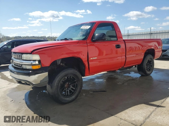 2002 Chevrolet Silverado 1500 LS with VIN 1GCEK14V52Z252823, listed as a Copart auction lot 52438145 with 219,028 mi miles and Salvage Title. Bid and sale history available at DreamBid. Image 1.