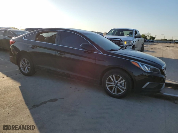 2017 Hyundai Sonata 2.4L with VIN 5NPE24AFXHH546698, listed as a Copart auction lot 51631575 with 0 mi miles and Clean Title. Bid and sale history available at carsss.com. Image 4.