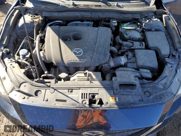 2016 Mazda 3 i Sport with VIN JM1BM1J72G1331827, listed as a Copart auction lot 47018765 with 72,116 mi miles and Salvage Title. Bid and sale history available at DreamBid. Image 12.