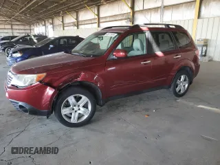 2010 Subaru Forester X Premium with VIN JF2SH6CC7AH751448, listed as a Copart auction lot 62577015 with 101,112 mi miles and Salvage title. Bid and sale history available at DreamBid. Image 1.