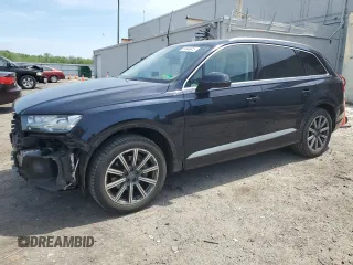2017 Audi Q7 Premium Plus with VIN WA1LAAF7XHD033350, listed as a Copart auction lot 54946615 with 136,934 mi miles and Salvage Title. Bid and sale history available at DreamBid. Image 1.